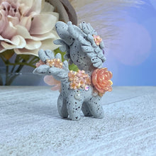 Load image into Gallery viewer, Pink and Gold Stone Succulent Bunnigon