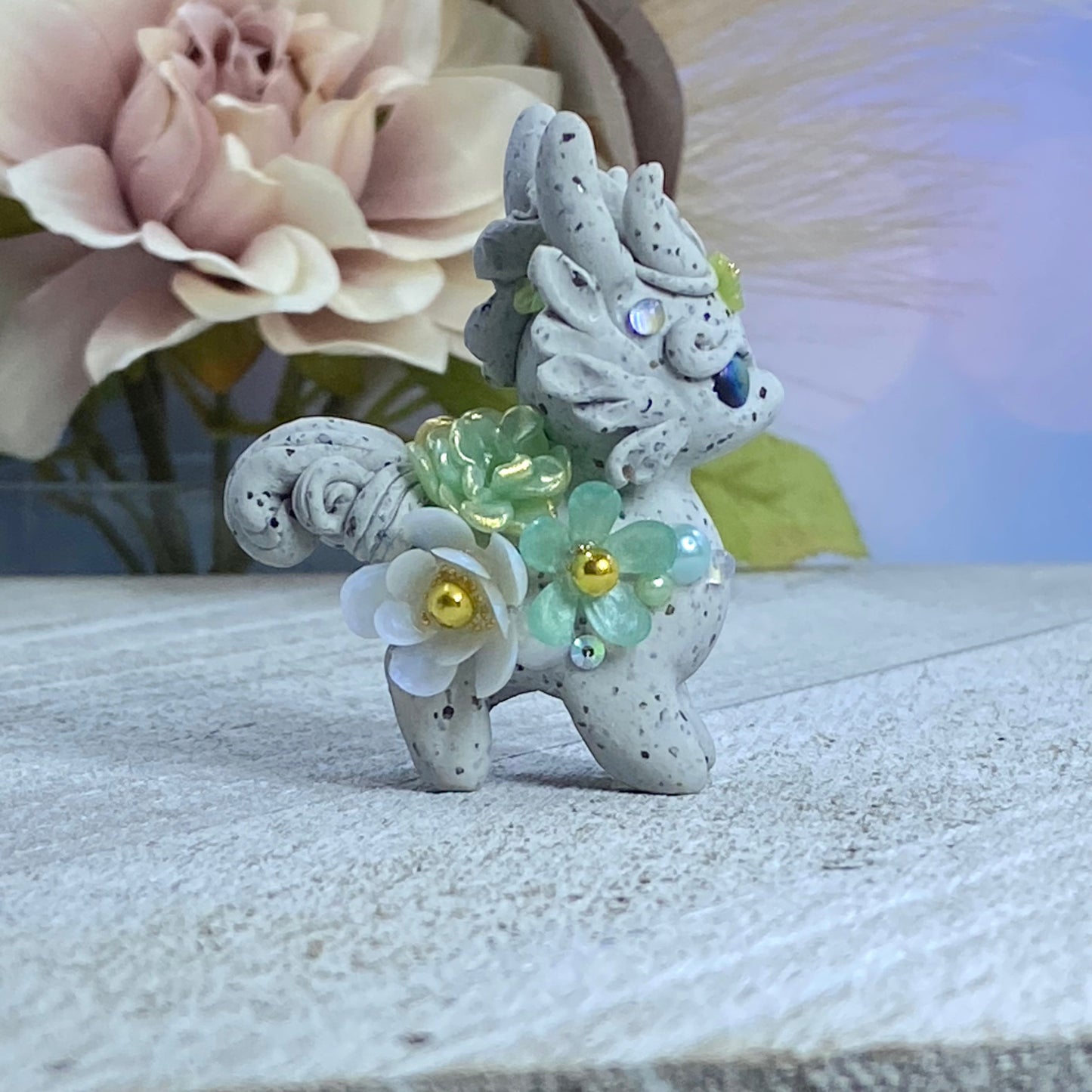 Pale Green Stone Bunnigon