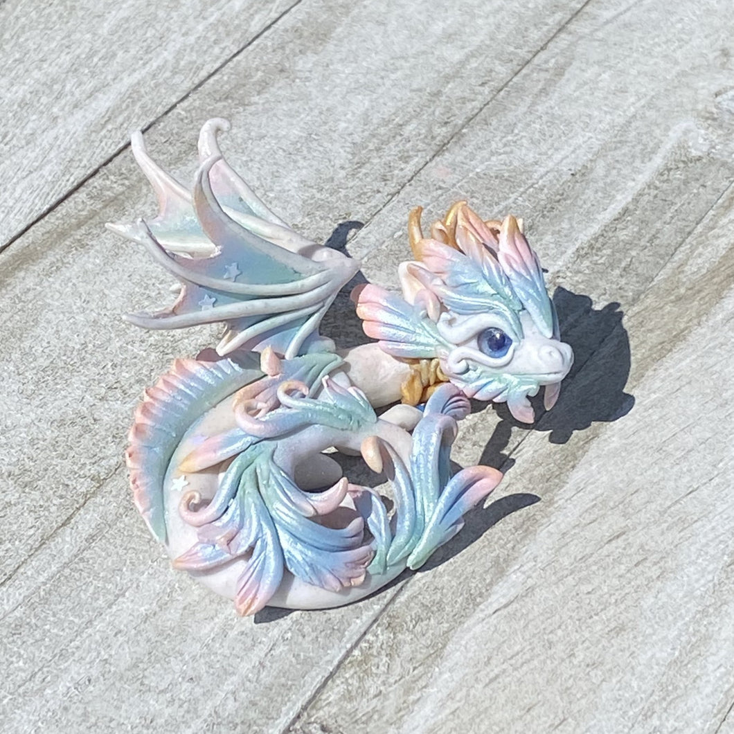 White Sherbert Rainbow Dragon