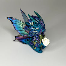 Load image into Gallery viewer, Peacock Blue Butterfly Dragon