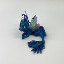 Load image into Gallery viewer, Peacock Blue Fairy Dragon