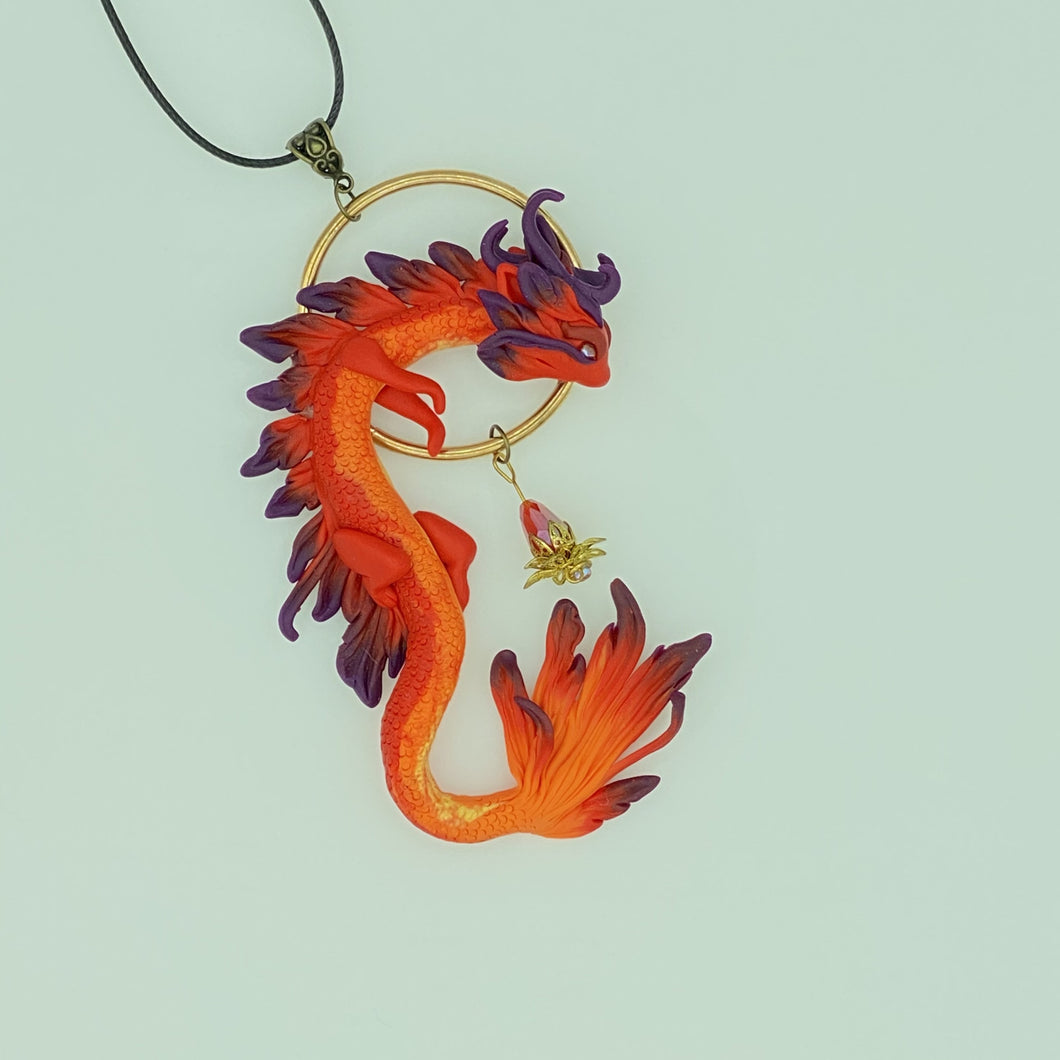 Sunset Dragon Pendant/Wall hanging