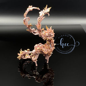 Pink & Gold Forest Spirit Dragon