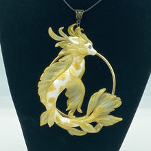 Load image into Gallery viewer, Gold Koi Dragon Pendant or Wall Hanging