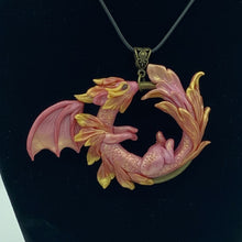 Load image into Gallery viewer, Baby Sunrise Dragon Pendant