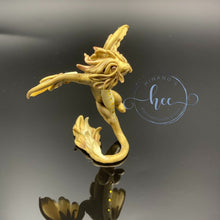 Load image into Gallery viewer, Baby bronze dragon in flight