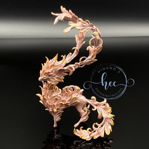 Pink & Gold Forest Spirit Dragon