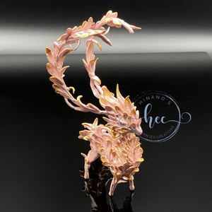 Pink & Gold Forest Spirit Dragon