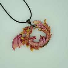 Load image into Gallery viewer, Baby Sunrise Dragon Pendant