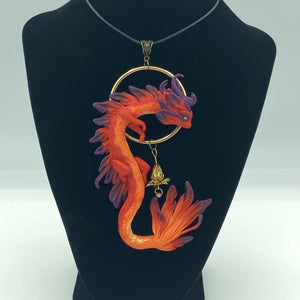 Sunset Dragon Pendant/Wall hanging