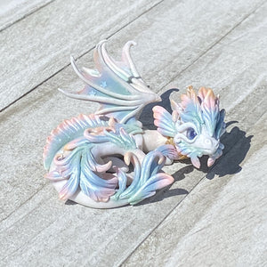 White Sherbert Rainbow Dragon