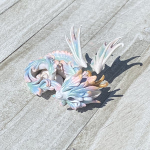 White Sherbert Rainbow Dragon