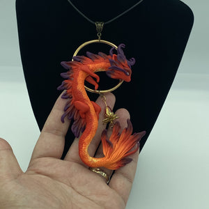 Sunset Dragon Pendant/Wall hanging