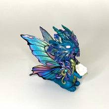 Load image into Gallery viewer, Peacock Blue Butterfly Dragon