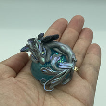 Load image into Gallery viewer, Silver Paper Weight Dragon