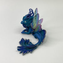 Load image into Gallery viewer, Peacock Blue Fairy Dragon