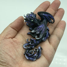 Load image into Gallery viewer, Black and purple Night Dragon