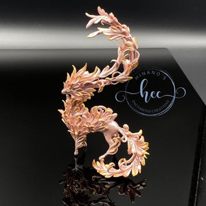 Pink & Gold Forest Spirit Dragon