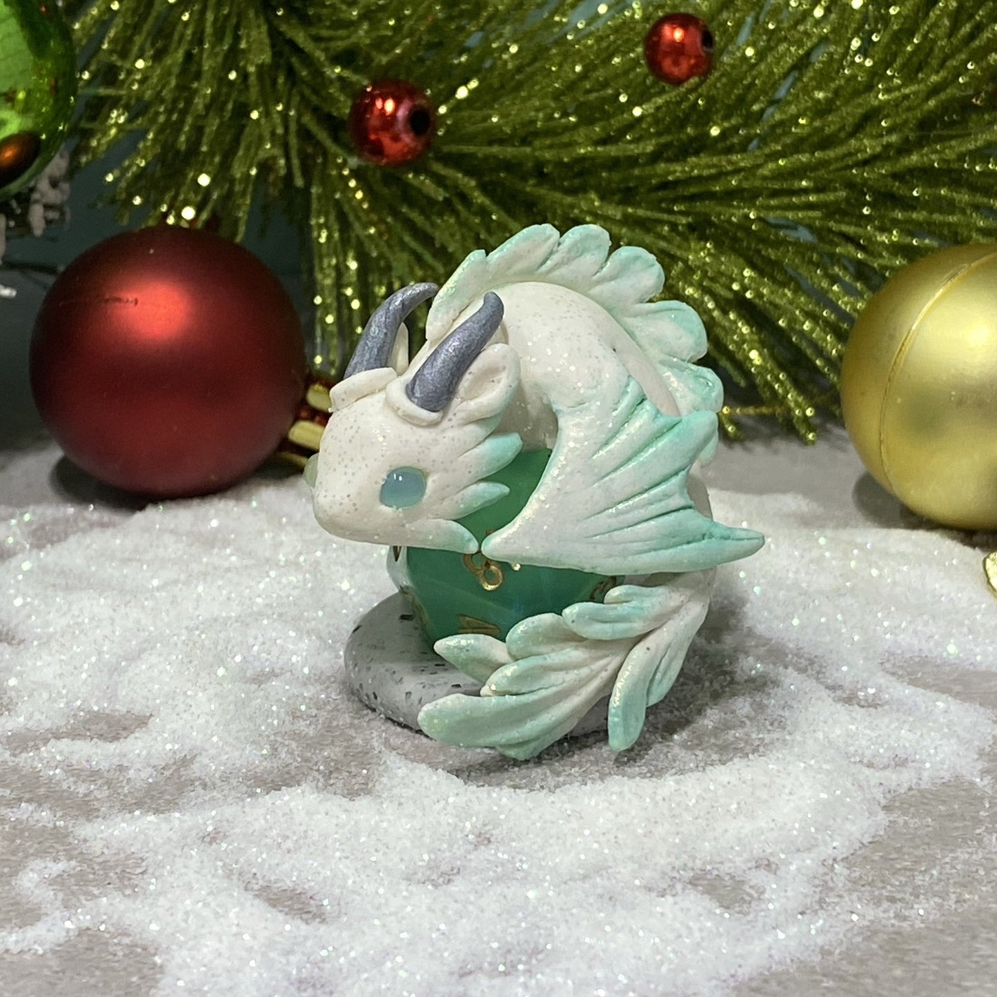 Wyvern on D20 Dice