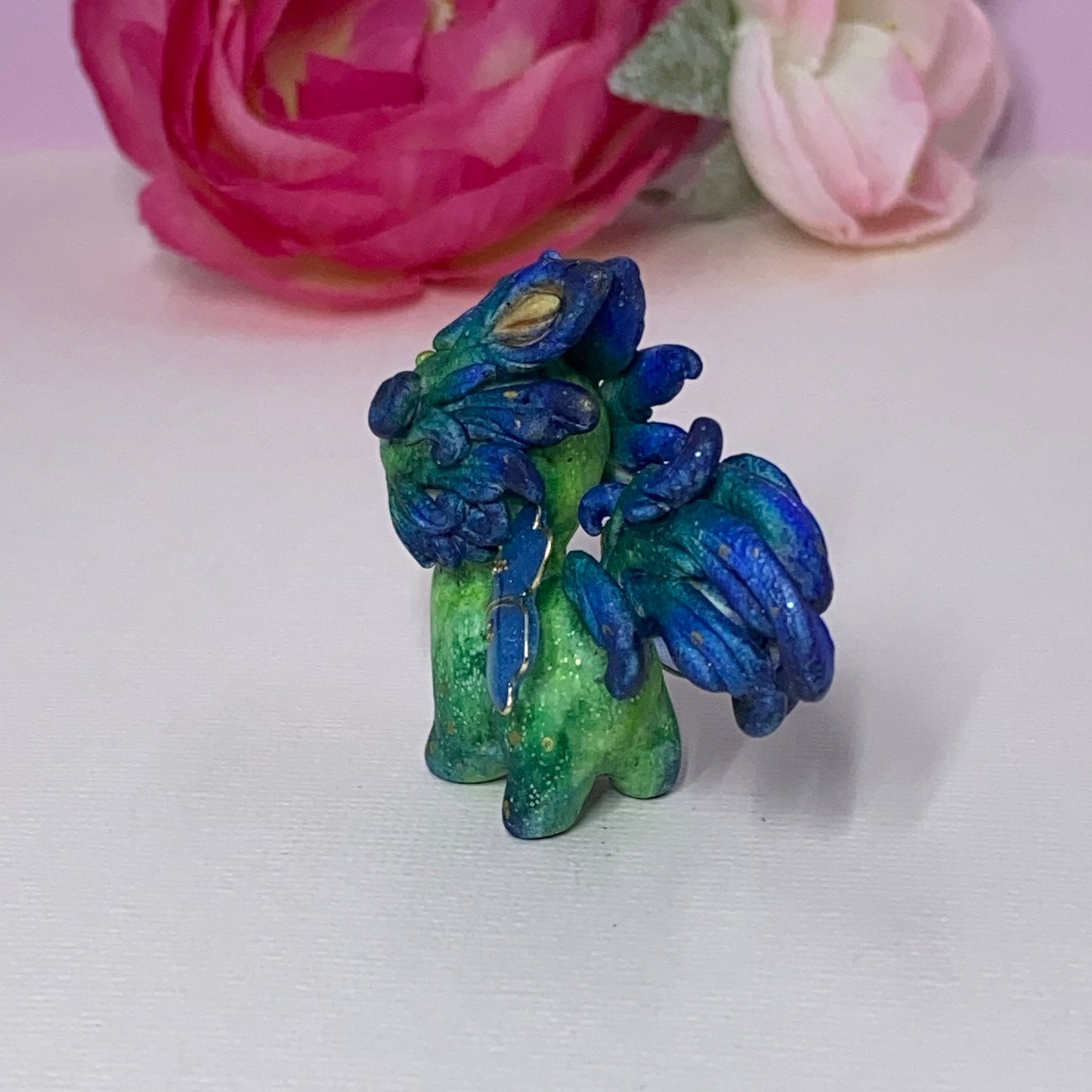 Peacock Floofy Bun Bun