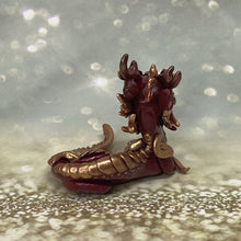 Load image into Gallery viewer, Burgundy Rose Gold Dragon