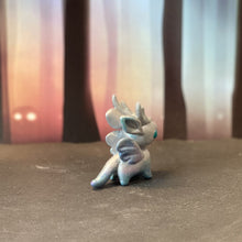 Load image into Gallery viewer, Silver Rainbow Dragon Bun Bun