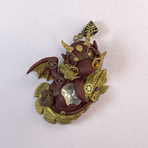 Steampunk Marble Dragon