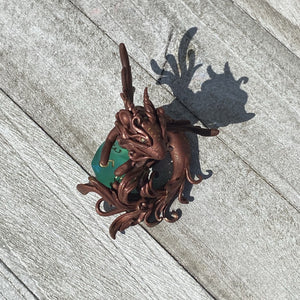 Chocolate Bronze Dice Dragon