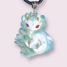 Load image into Gallery viewer, Blue Marble Dragon Pendant