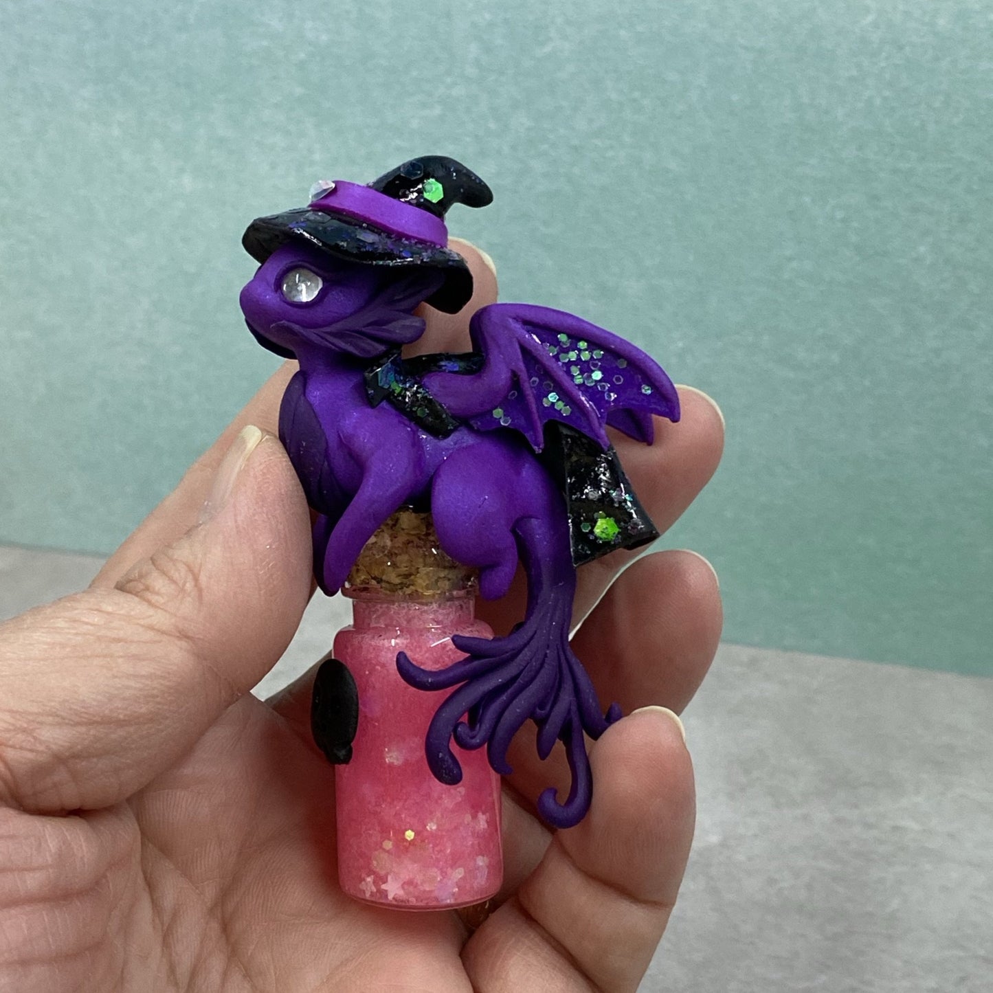 Pink Potion Bottle Dragon