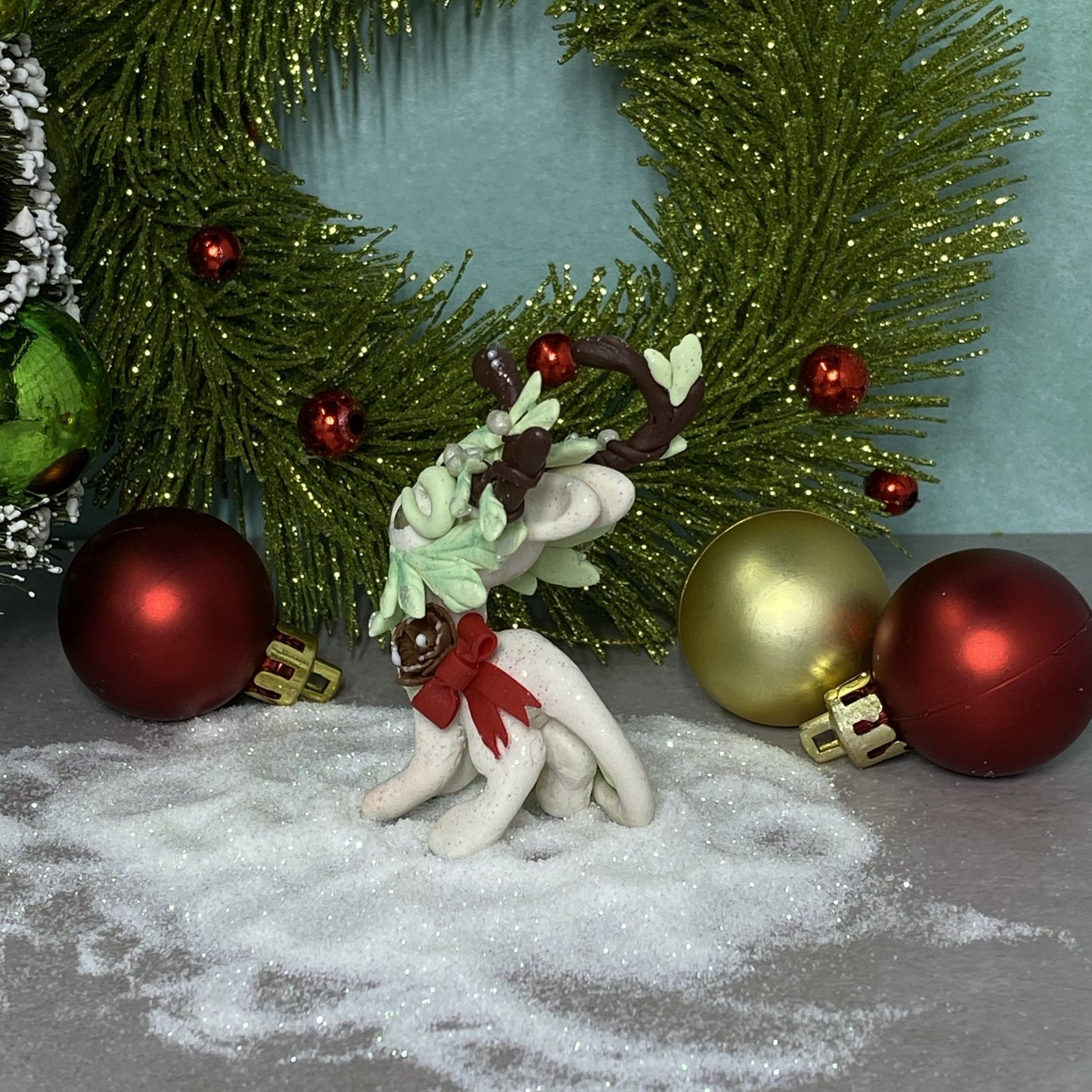 Mistletoe Bun Bun-Deer Hybrid