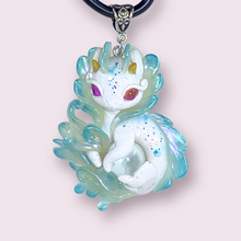 Load image into Gallery viewer, Blue Marble Dragon Pendant