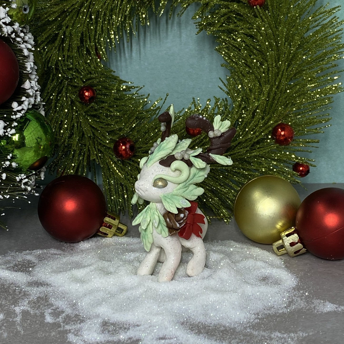Mistletoe Bun Bun-Deer Hybrid