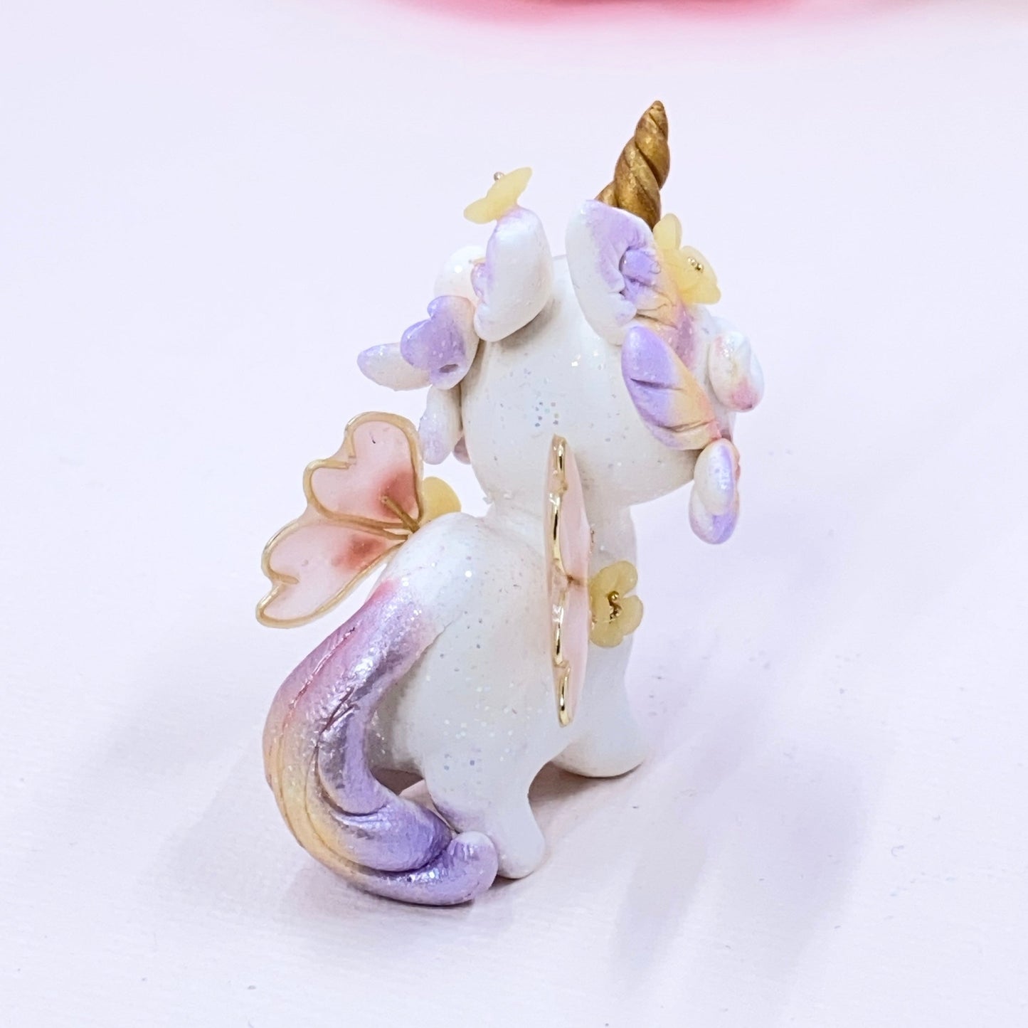 Pink and Lilac Buni-Corn Dragon
