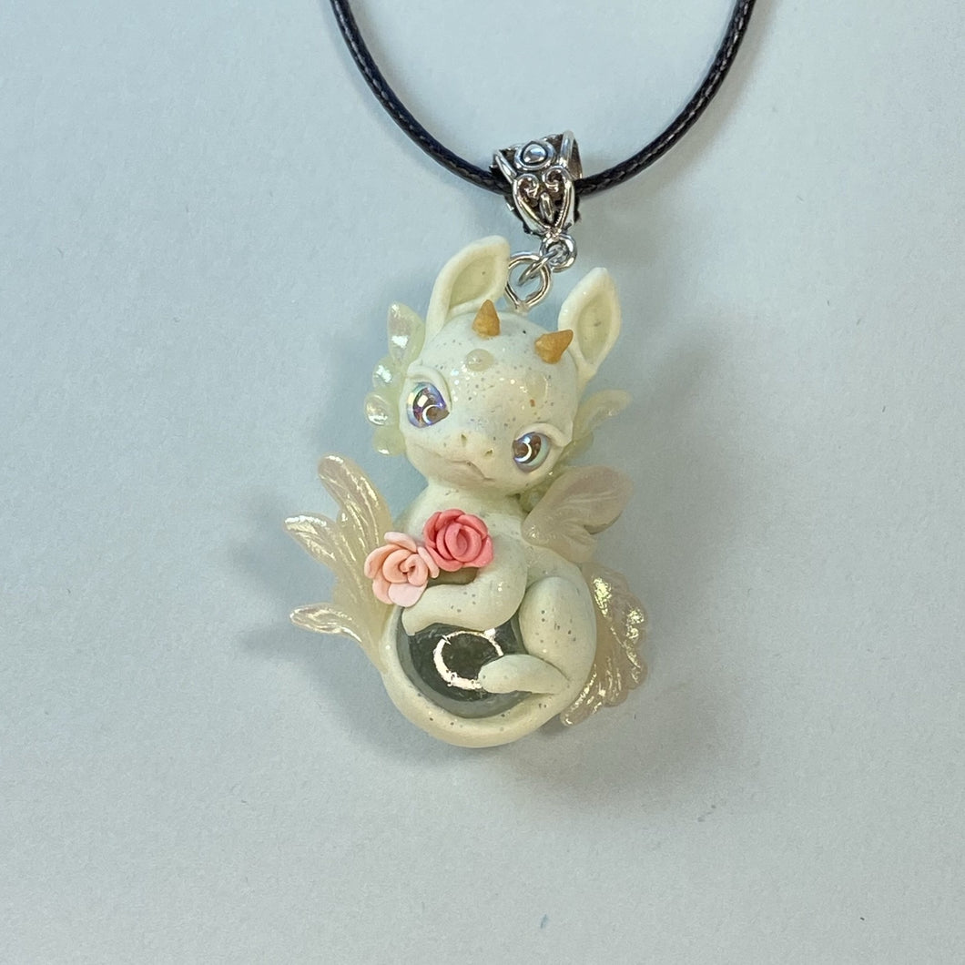 Mint Green Dragon Marble Charm