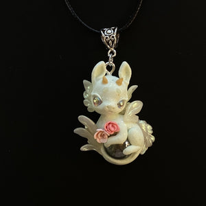 Mint Green Dragon Marble Charm