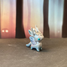 Load image into Gallery viewer, Silver Rainbow Dragon Bun Bun