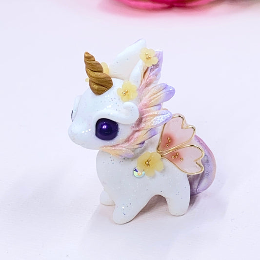 Pink and Lilac Buni-Corn Dragon