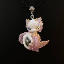 Load image into Gallery viewer, Purple &amp; Pink Mermaid Dragon Charm