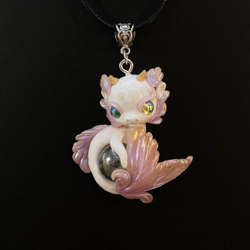 Purple & Pink Mermaid Dragon Charm