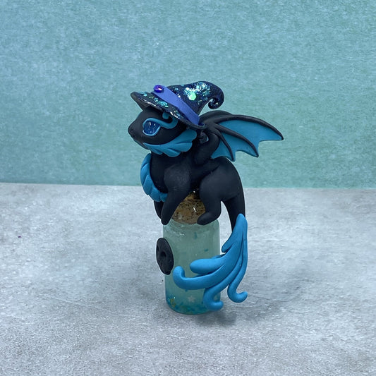 Blue Potion Bottle Dragon