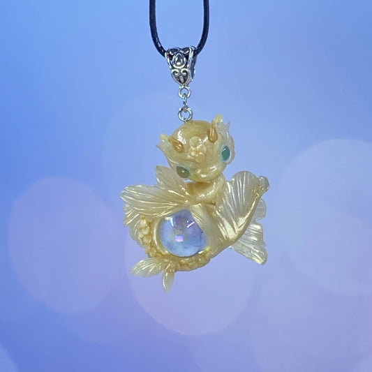 Tiny Goldfish Marble Dragon