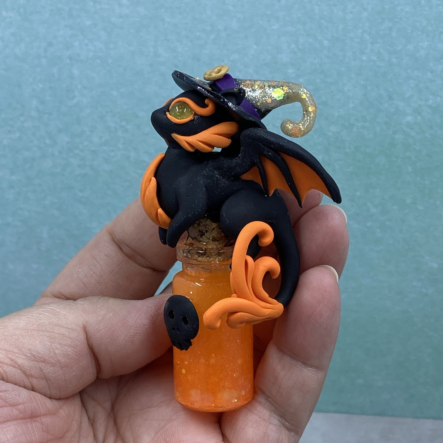 Orange Potion Bottle Dragon