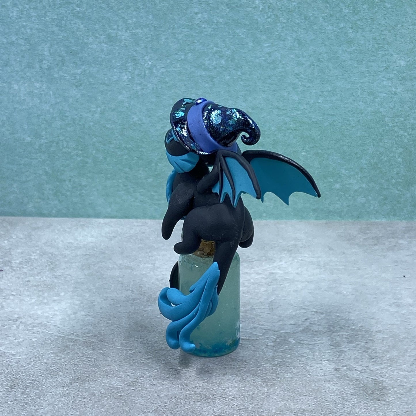 Blue Potion Bottle Dragon