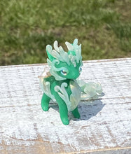 Load image into Gallery viewer, Green Jade Spring Dragon with long tail