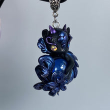 Load image into Gallery viewer, Blue and Purple Fancy Tail Dragon