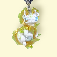 Load image into Gallery viewer, Green &amp; Red Gold Marble Dragon Pendant