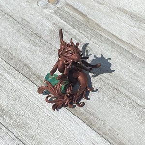 Chocolate Bronze Dice Dragon