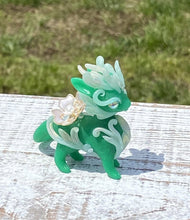 Load image into Gallery viewer, Green Jade Spring Dragon with long tail