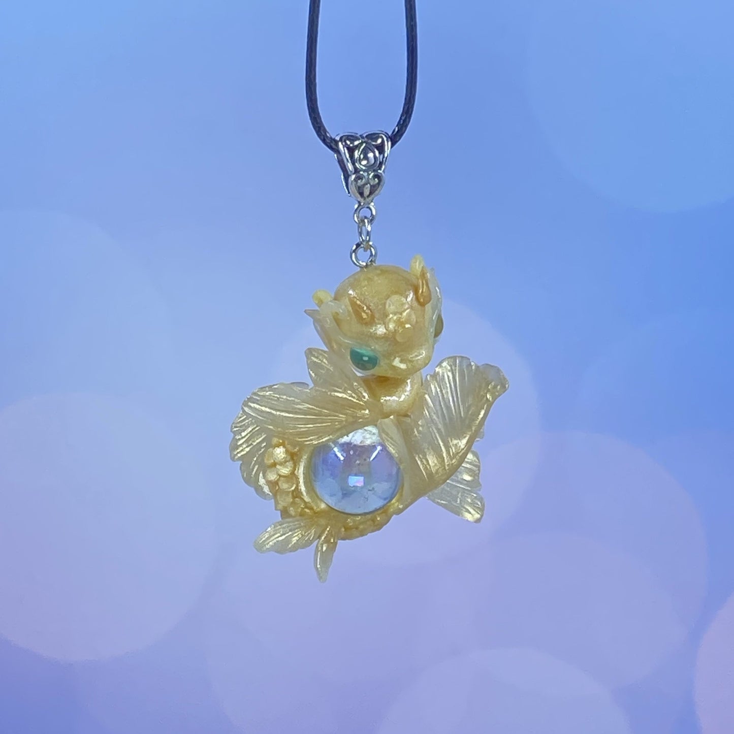 Tiny Goldfish Marble Dragon
